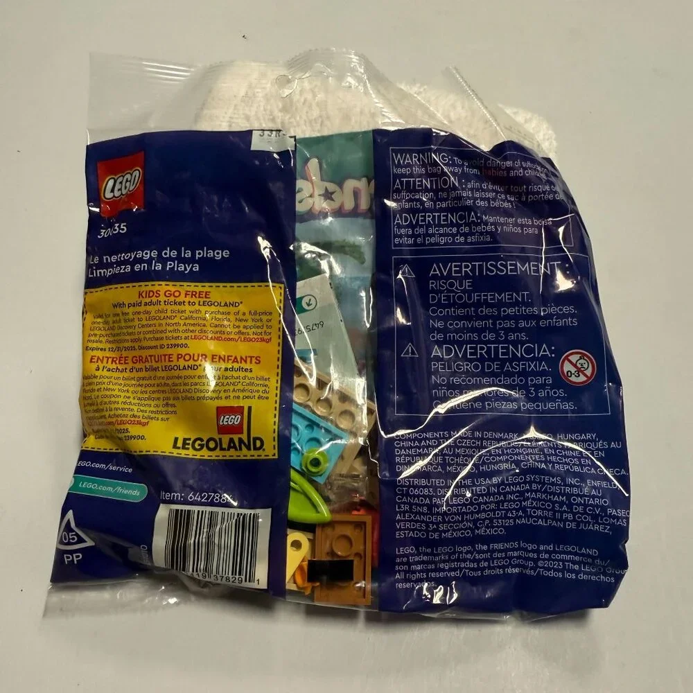 LEGO Beach Cleanup Friends Bag Set 2pk